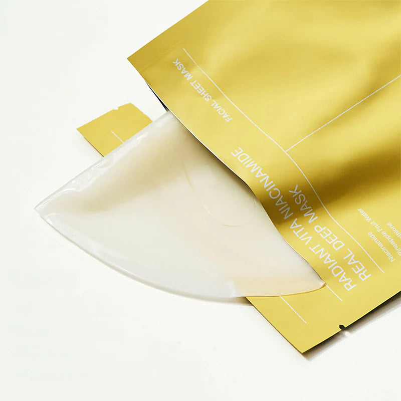 Biodance Radiant Vita Niacinamide Real Deep Mask 4 Stuks