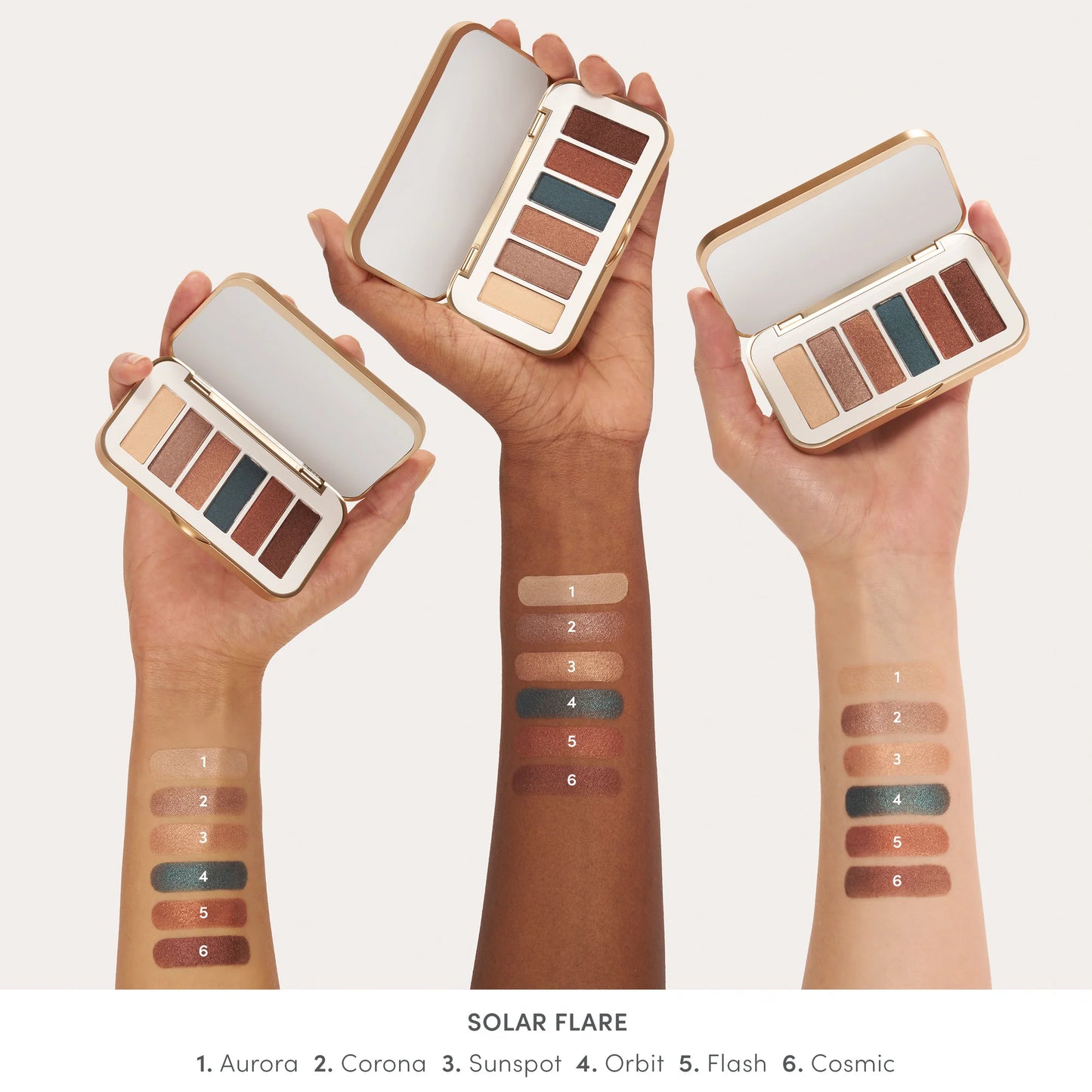 PurePressed eye shadow kit 6 Colors - Solar Flare