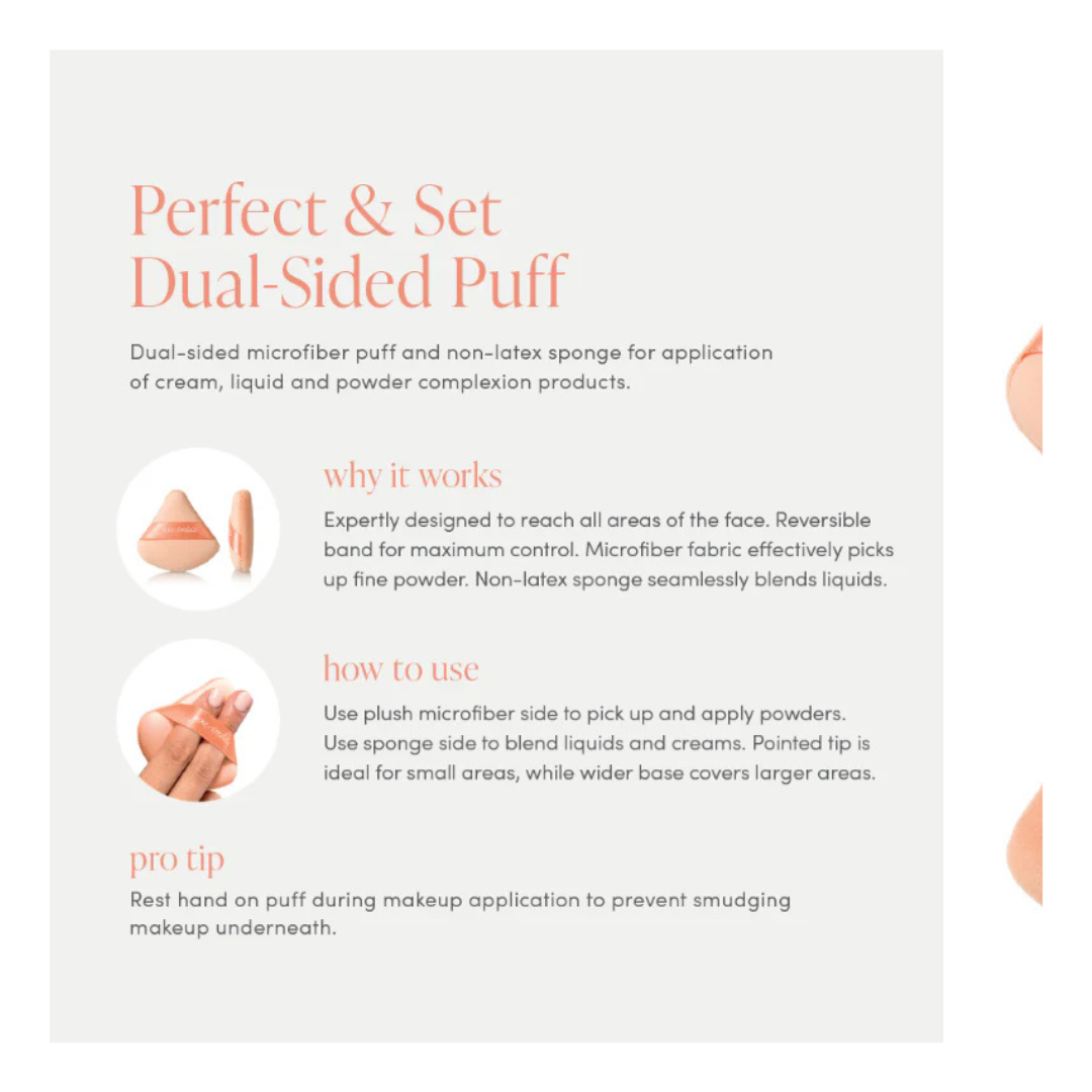 Perfect & Set Dual-Sided Puff