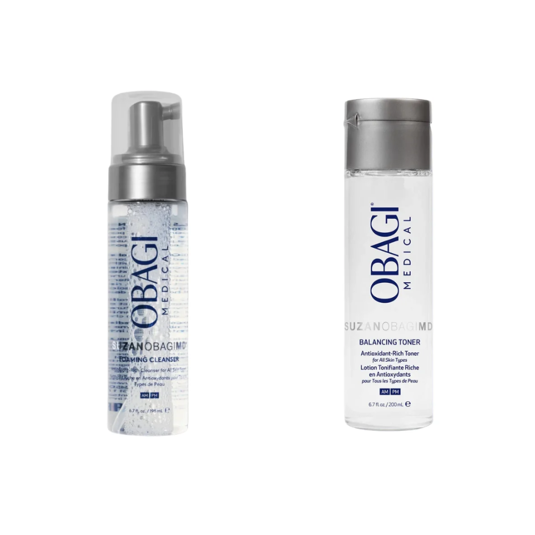 Obagi Cleansing duo - Foaming Cleanser & Balancing Toner