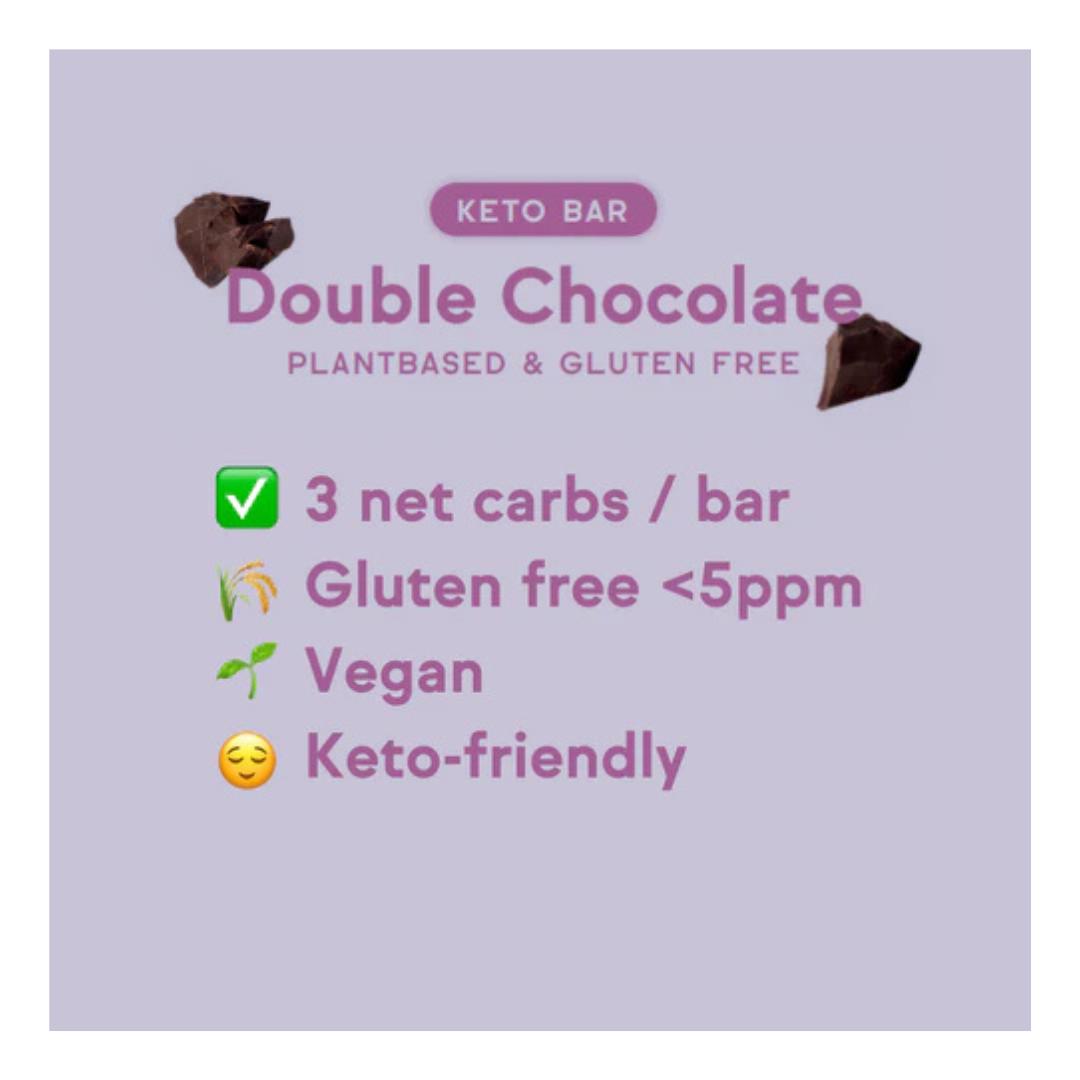 Keto Bar Double Chocolat