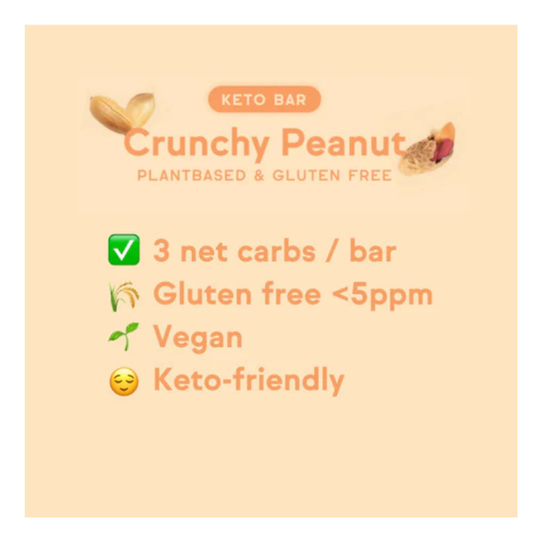 Keto Bar Crunchy Peanut