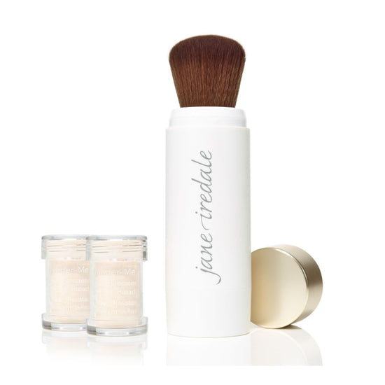 Powder-Me SPF Dry Sunscreen Refillable Brush +2x 2,5g Refills - Translucent